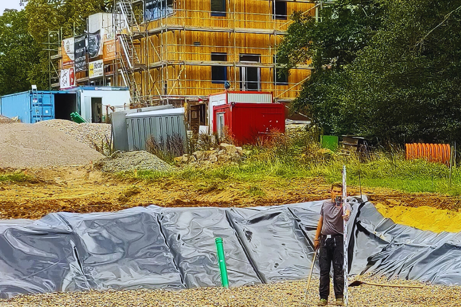 Pflanzenkläranlage eines Gasthofes